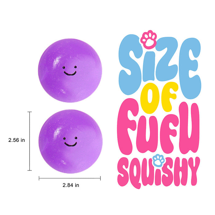 100g Crystal Sparkling Purple Galaxy Ball Taba Squishy