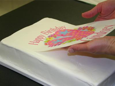 1.5" Round Toppers/ Custom Printed Sugar Sheet (20)UNCUT