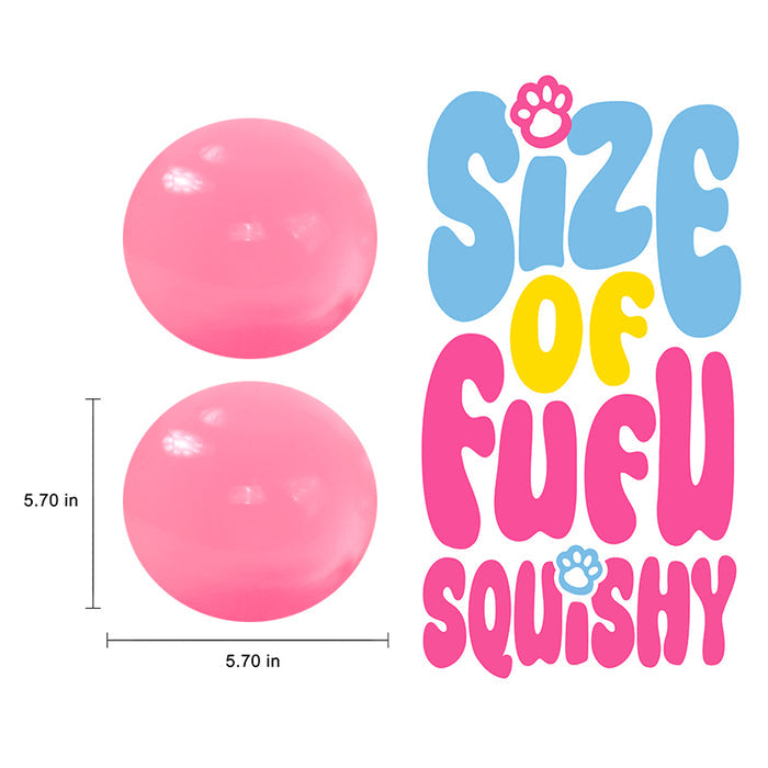 1600g Crystal Pink Ball Taba Squishy