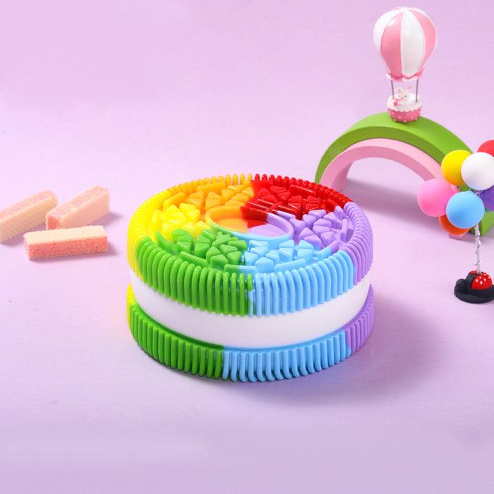 1600g Giant Rainbow Cookie Taba Squishy