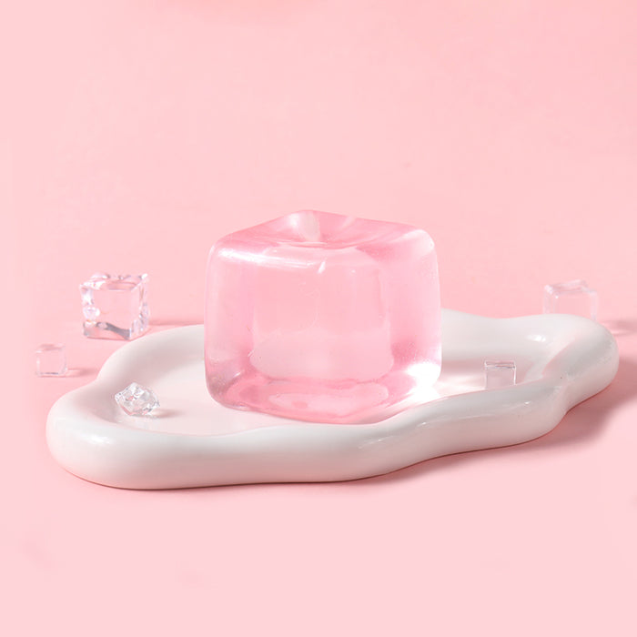 170g Crystal Pink Ice Cube Taba Squishy