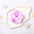 180g Crystal Purple Transparent Smiley Star Taba Squishy
