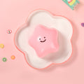 185g Pink Smiley Face Star Taba Squishy