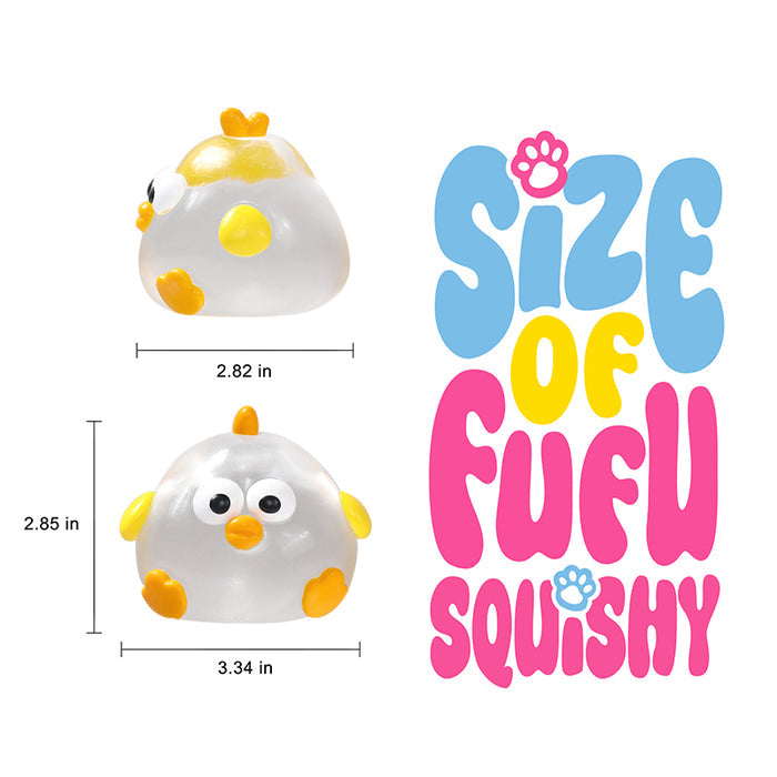 200g Crystal Fat Chicken Taba Squishy