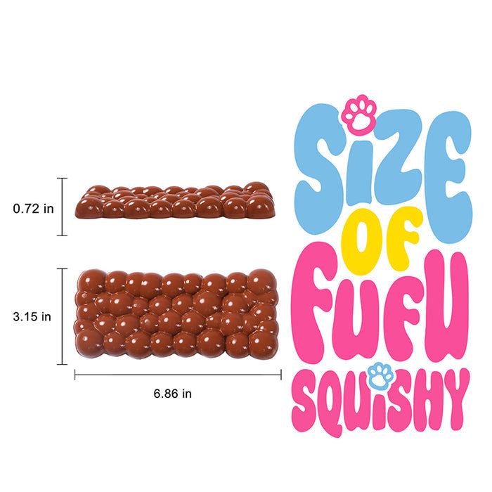 200g Round Bubble Chocolate Taba Squishy