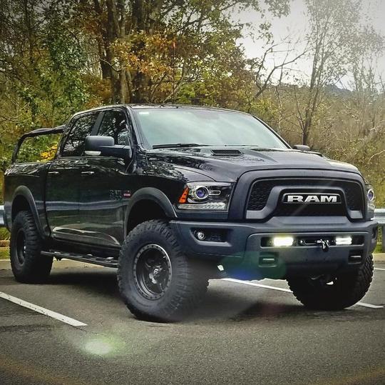2015-2018 RAM Rebel Lighting Mounts