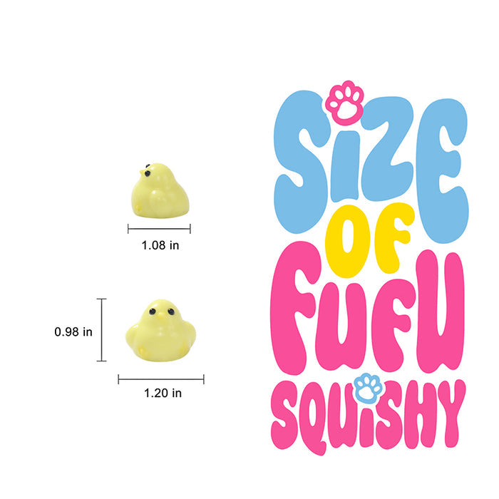 24pc Mini Colorful Chicken Taba Squishy