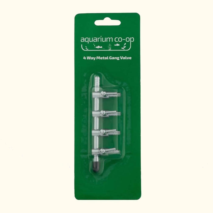 4 - Way Metal Gang Valve - Aquarium Co - Op