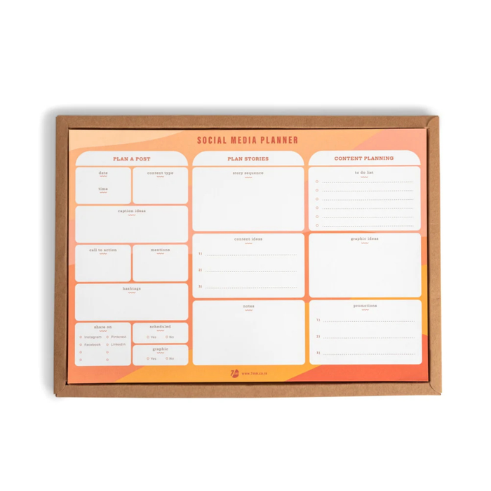 7 mm Social Media Planner