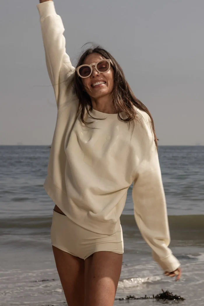 70's SRF LA Classic Crewneck - Butter - Heidi Merrick