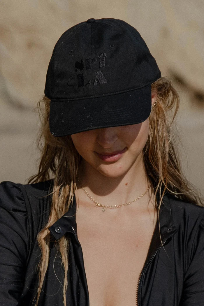 70's SRF LA Hat - Black - Heidi Merrick