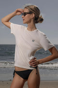 70's SRF LA Slim Tee - Navy Embroidered - Heidi Merrick