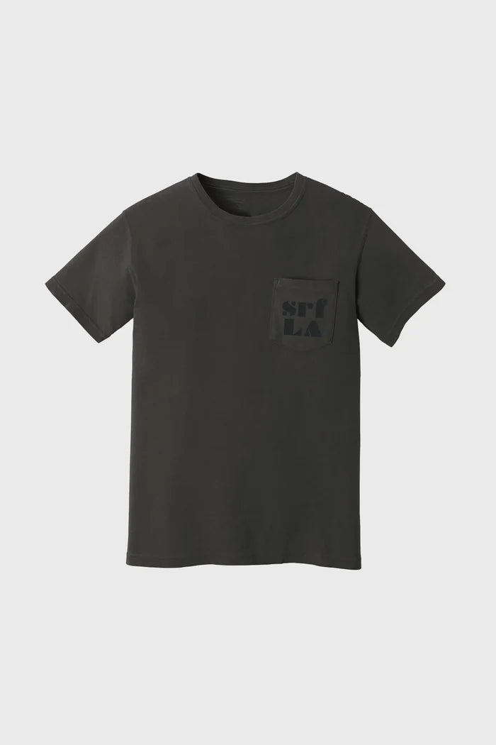 70's SRF LA Tee - Black On Black - Heidi Merrick