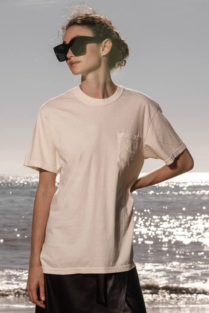 70'S SRF LA TEE - IVORY - Heidi Merrick