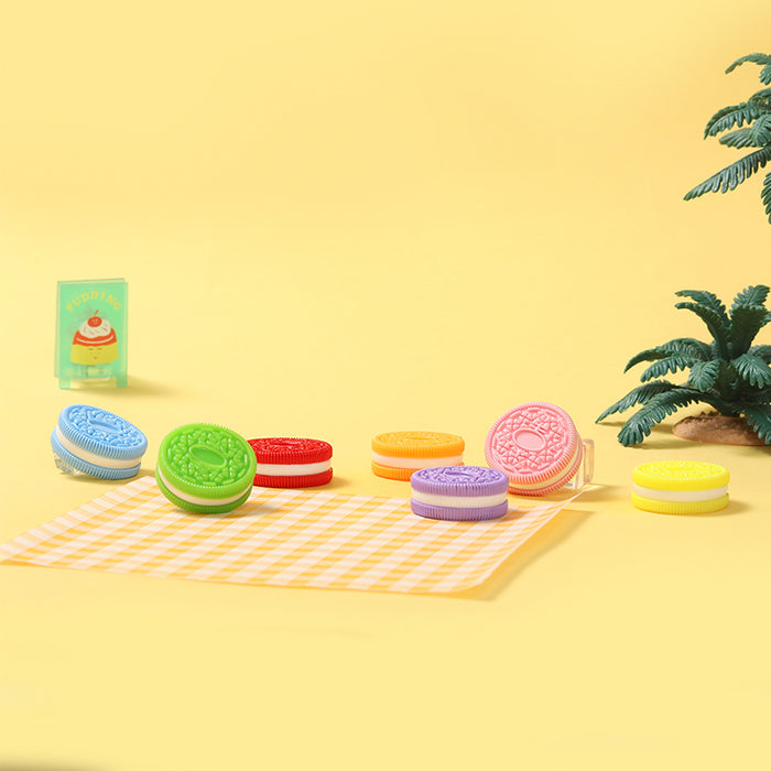 7PC Rainbow Cookies Taba Squishy