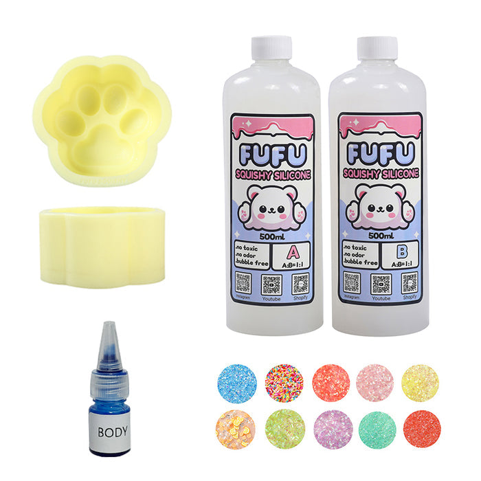 800g Cat Paw Squishy Mold