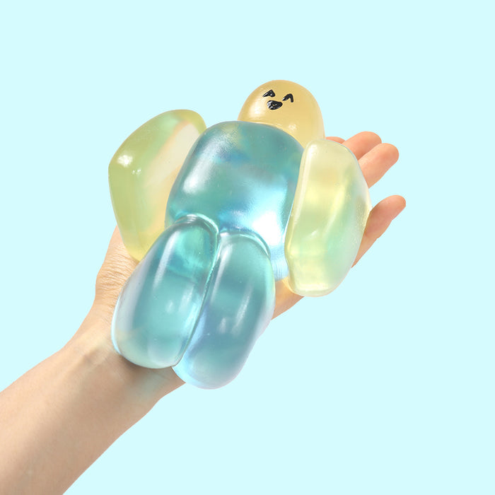 800g Crystal Yellow Robolx Noob Squishy