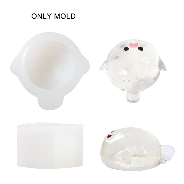 80g Pufferfish Squishy Mold