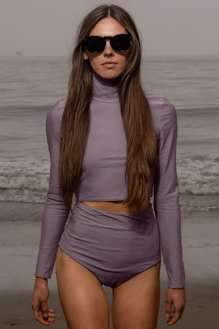 Aegean Rashguard - Lavender - Heidi Merrick