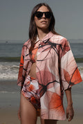 Aloha Shirt - Bougainvillea Shirting - Heidi Merrick