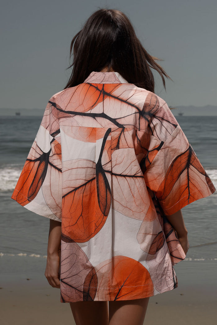 Aloha Shirt - Bougainvillea Shirting - Heidi Merrick