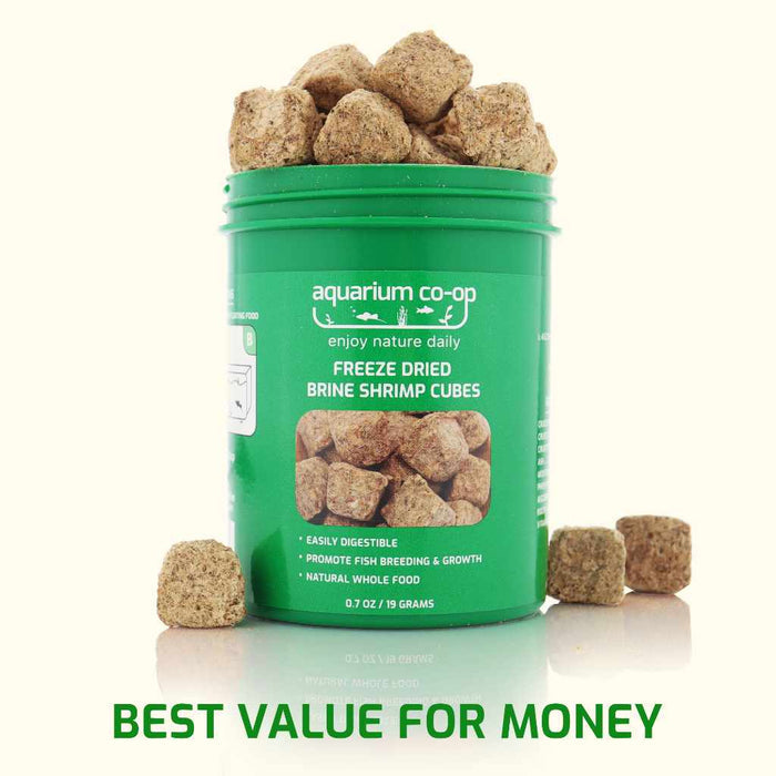 Aquarium Co - Op Freeze Dried Brine Shrimp Cubes - Aquarium Co - Op
