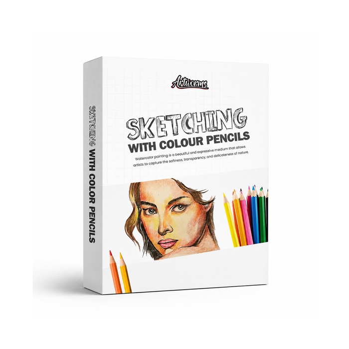 Artworms Sketching With Colour Pencils Kit
