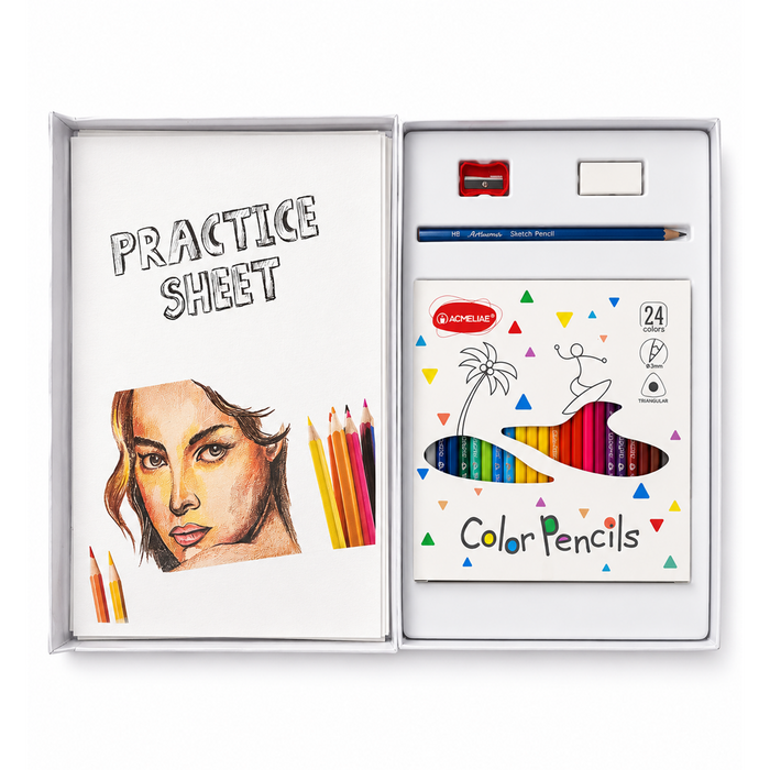 Artworms Sketching With Colour Pencils Kit