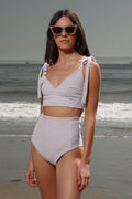 Ballerine Top - Cream Ticking Stripe - Heidi Merrick
