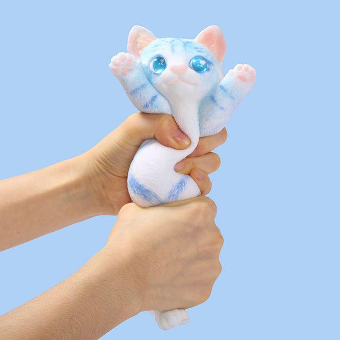 Blue Kitty Cheer Squishy