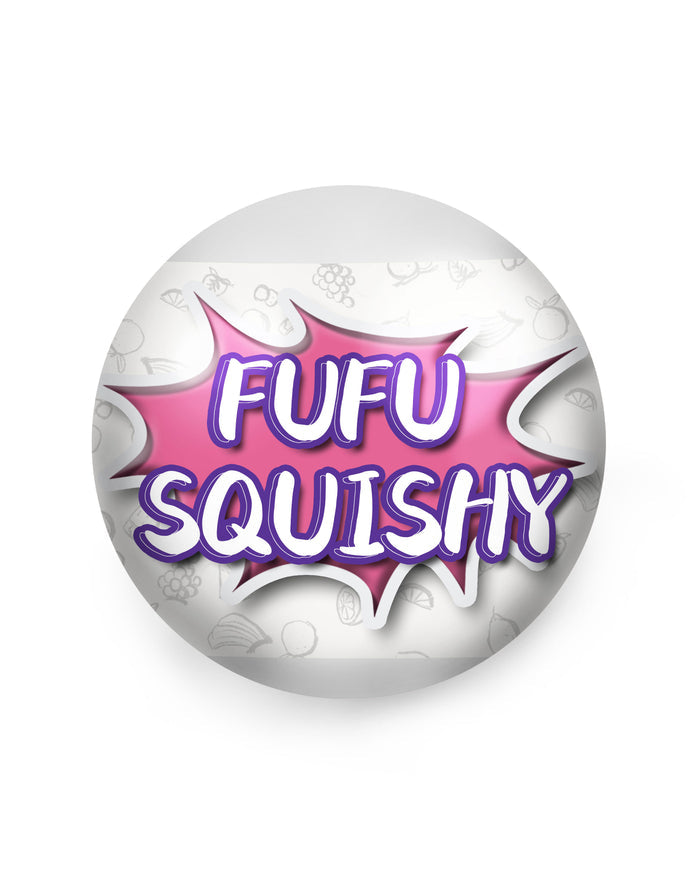 White / 1pc food series squishy surprise ball