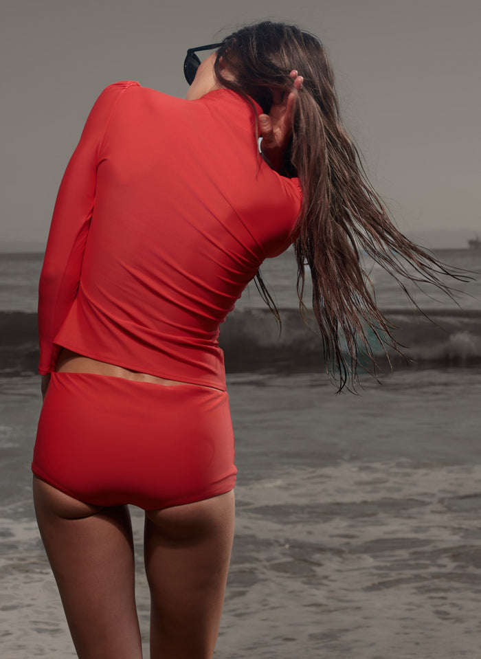 Boy Short - Vermilion