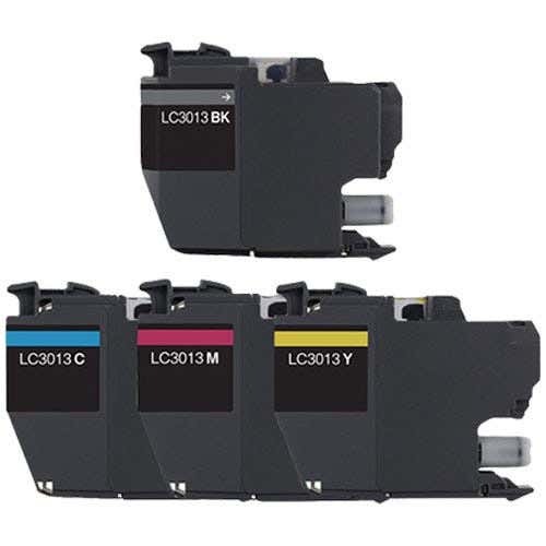 Brother LC3013 / LC3011 Compatible High Yield Ink Cartridge 4-Pack