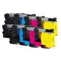 Brother LC501XL High Yield Compatible Ink Cartridge 8-Pack Combo