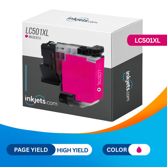 Brother LC501XLM Magenta High Yield Compatible Ink Cartridge
