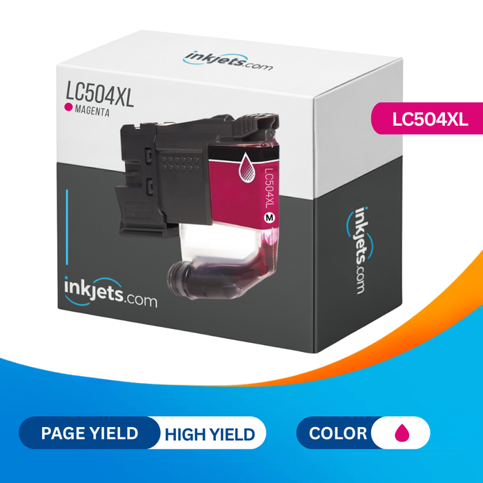 Brother LC504XLM Magenta High Yield Compatible Ink Cartridge