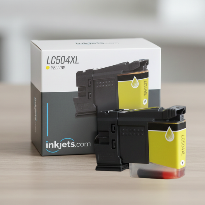 Brother LC504XLY Yellow High Yield Compatible Ink Cartridge