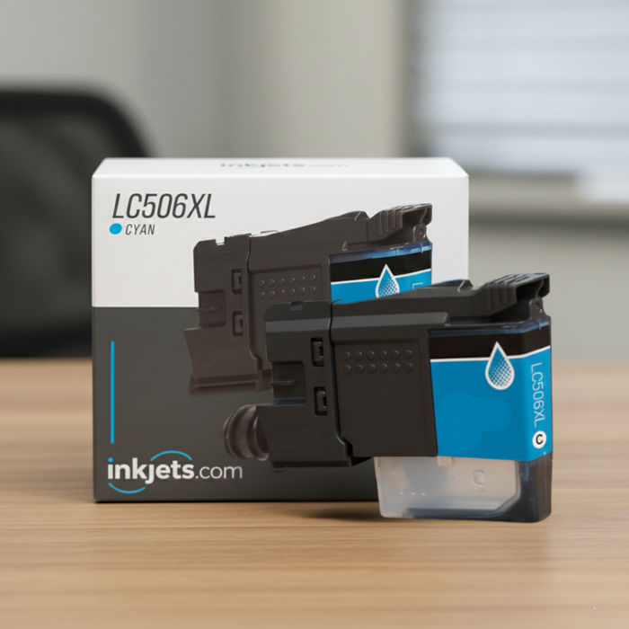 Brother LC506XLC Cyan High Yield Compatible Ink Cartridge