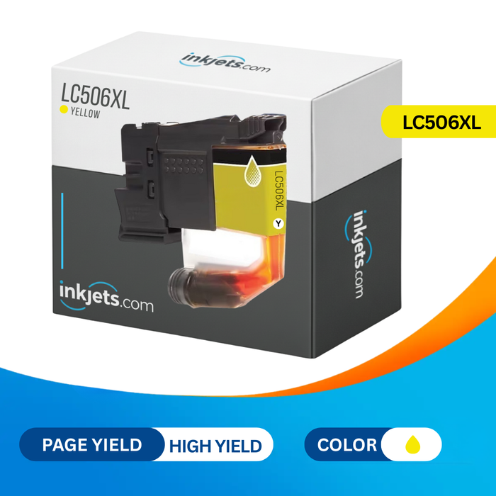 Brother LC506XLY Yellow High Yield Compatible Ink Cartridge