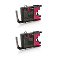 Brother LC75M (Replaces LC71M) Magenta High-Yield Compatible Ink Cartridge Twin Pack