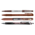 Brown Ink Pens Sampler, Paper Mate Flair EF, 550 RT, Inkjoy Gel and 300 XF  Paper Mate Ballpoint Pen