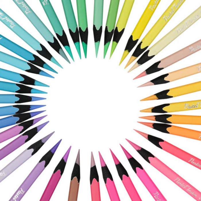 Brustro Artist's Pastel Tone Coloured Pencils Set