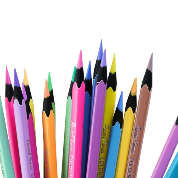 Brustro Artist's Pastel Tone Coloured Pencils Set