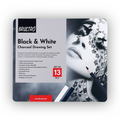 Brustro Black & White Charcoal Drawing Set