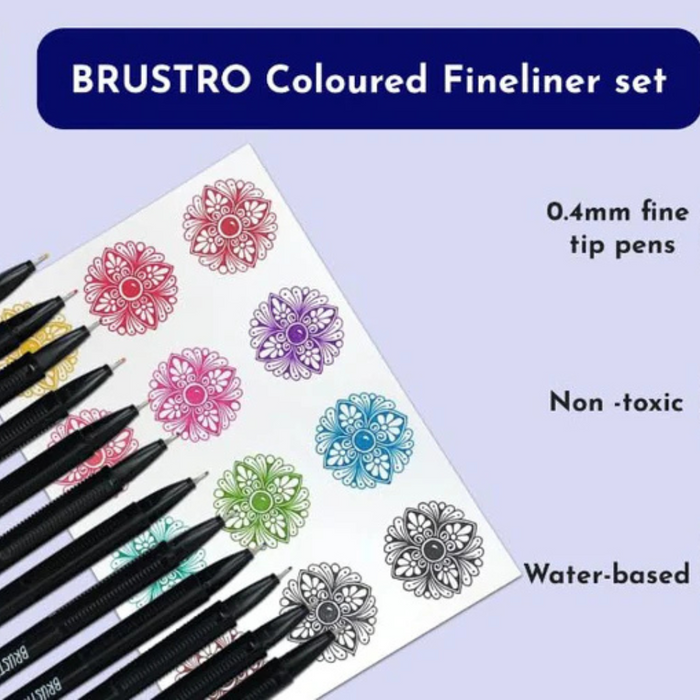 Brustro Coloured Fineliner Set