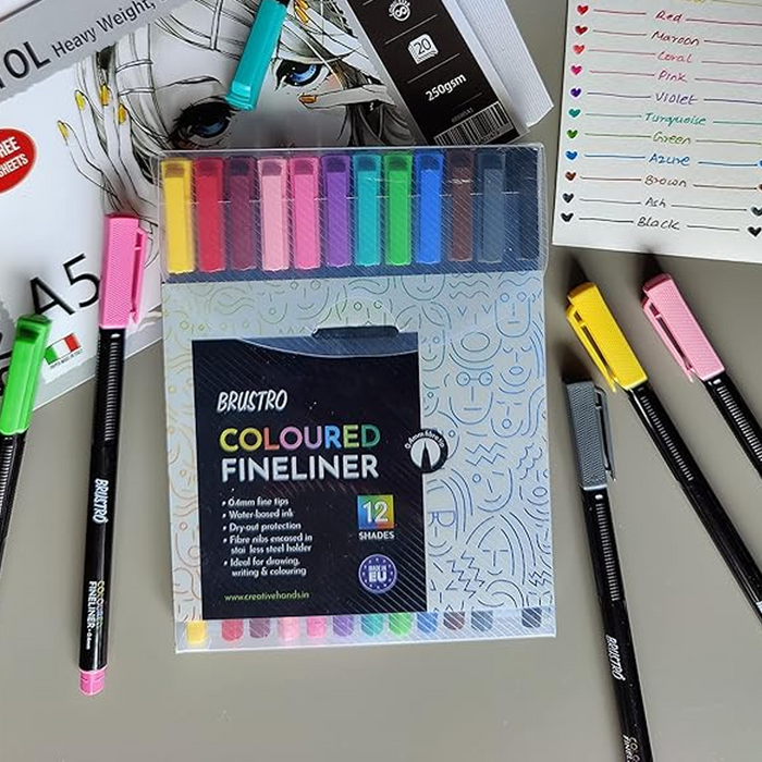 Brustro Coloured Fineliner Set