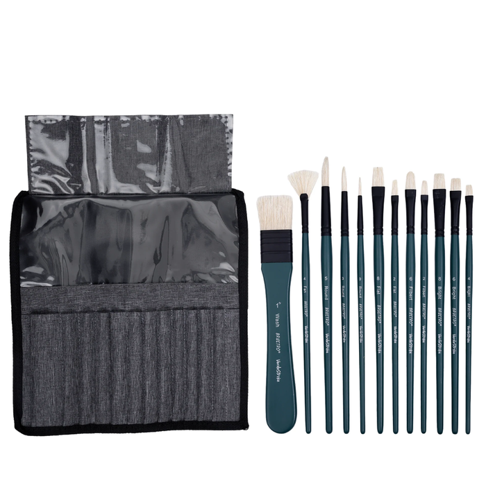 Brustro Verde Stroke Artist's Brush Set