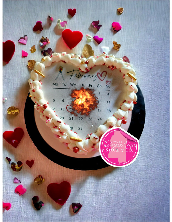 Burn Paper for Burn Away Images for Cakes UNCUT IMAGE Various Sizes