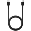 Câble Daiko USB-C vers USB-C 1m noir tressé