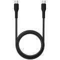 Câble Daiko USB-C vers USB-C 2m noir tressé